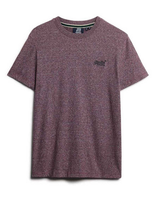 Superdry Vintage Logo Tee Burgundy